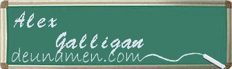Alex Galligan Visitenkarte